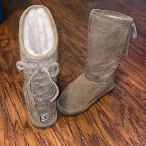 GENTLY used bear paw boots.